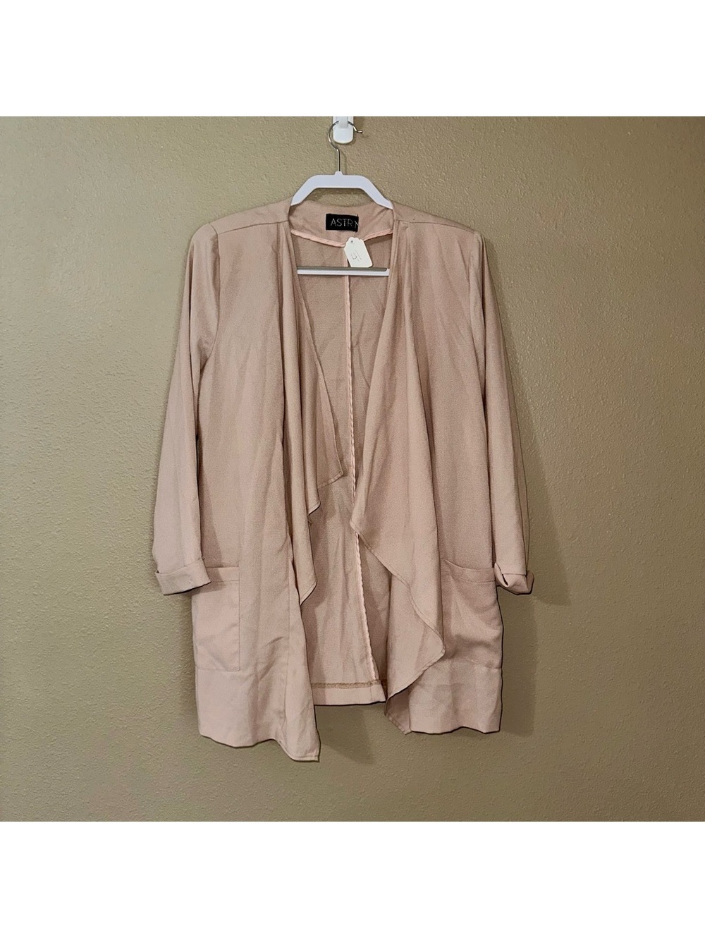 ASTR Tan Open Front Cardigan XL